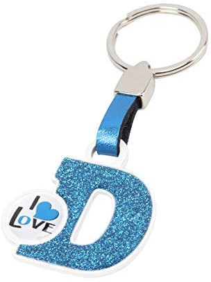 BCCorona Porte-CLÉS Lettre Bleue D