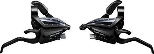 Shimano Altus ST-EF500 EZ fire plus STI set, 2-finger lever, 2 x 7-speed, black