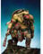 XINGCHANG 1/24 75Mm Ork Irokez Mit Schild 75Mm Harz Modell Miniaturfigur Demontage Unlackiert