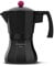 Taurus Black Moments 9 - Cafetière italienne, 9 tasses, base et filtre en acier inoxydable, poignée ergonomique, soupape de sécurité, fermeture de sécurité, pour tous les brûleurs, noir