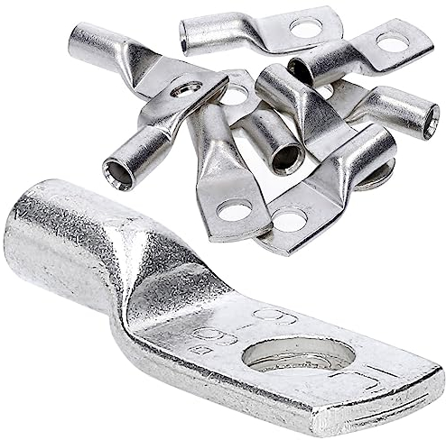 10 Stück Kalitec HR6-6 Handelsübliche Rohrkabelschuhe 6mm² M6 I ohne Sichtloch I Made in Germany