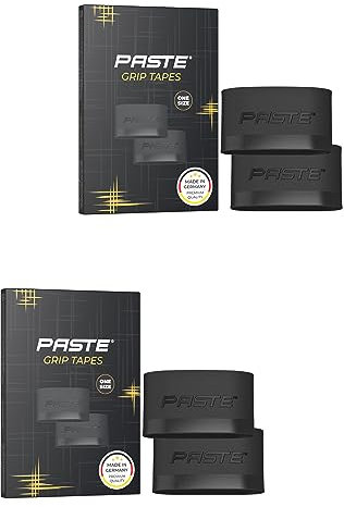 PASTE Football Shin Guard Straps, One Size, Black - Silicone Shin-guard Holders & Stays, Ankle Grip Tapes for Adult, Men, Women, Kids & Youth