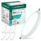LUCERNA Downlight LED Empotrable 18W - Foco Interior Redondo Blanco Frío 6500K - 2100 LM - Plafón Techo Cocina Ф190-200mm - Pack de 6 Focos Encastrables