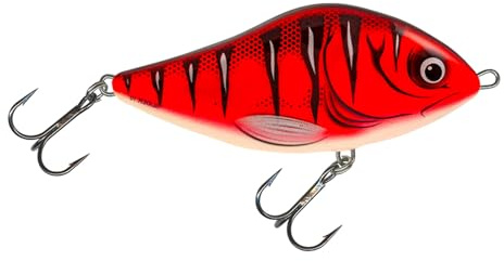 Salmo Slider 10 cm Floating Red Wake Jerkbait Wobbler