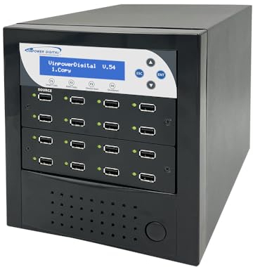 Vinpower USBDBL USB Duplicator 15 Target Flash Drive Cloner Standalone
