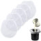 5pcs Paint Strainer Bags 5 Gallon, Paint & Liquid Filter Bags White Fine Mesh Bucket Strainer with Elastic Top Opening Paint Filtering Bag for Paint Gardening Hydroponics