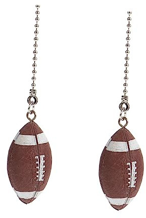 FOYTOKI 2 Stücke Rugby Form Kronleuchter Kette Dekorative Hängenden Ketten Für Decke Kronleuchter Decor