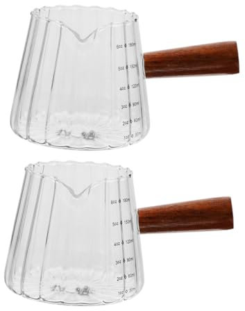 TOPBATHY Ensemble De Mini-Tasses 180 ML Multifonctions Et Tasses À Café avec Verre Anti-brûlure pour Usage Domestique Et De Fête