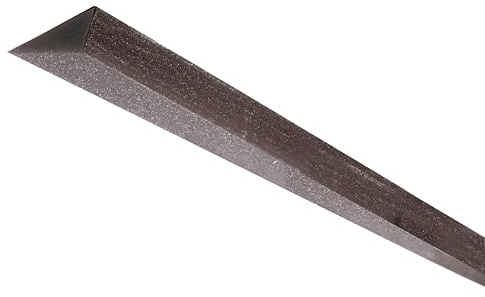 Decket Kehldichtstreifen für Dachkehle, 10 Stück Streifen | selbstklebend & UV-beständig; für Übergänge Dachkehle/Dachziegel; gegen Wasser; Schmutz & Insekten; Grafit