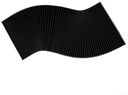 Fräsmaschine, staubdicht, Balgabdeckungswerkzeug mit flexibler Akkordeonstruktur (140 mm)