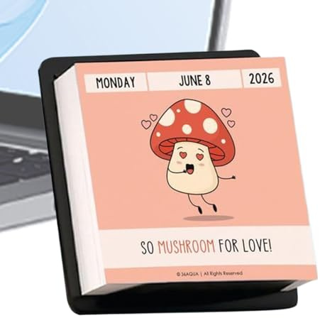 Wortwitziger Motivationskalender 2026, Motivational Calendar 2026, Inspirierender Kalender Für Den Schreibtisch, Für Männer Väter Lehrer Wohnung Arbeitsplatz Arbeit Wohnheim Zuhause