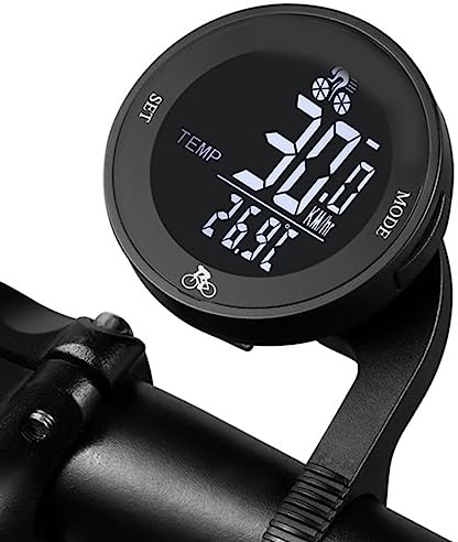 Ejoyous Fahrradtacho Kabellos, Fahrradcomputer KMH Fahrradmesser Kilometerzähler Radcomputer Geschwindigkeitsmesser mit Großem LCD Display, für alle Fahrradtypen