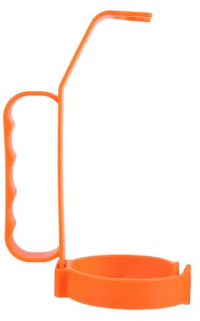Kunststoff Flaschenträger mit Griff für Getränkeflaschen, Orange