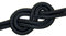 Handelsminister.com 12mm Leine PES-Seil Festmacher 2950kg 5m schwarz Polyester geflochten Tau Tauwerk Schot Reepschnur Flechtleine