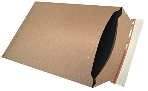 50 Versandtaschen aus Vollpappe 320 x 455 mm Vollpapptaschen Kuverts Taschen braun von dimapax