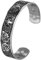 VASSAGO Bracciale in acciaio inox con albero della vita, nodo celtico vichingo, motivo fenice, per la cura della salute, bracciali in metallo, per uomini, 2,52 pollici, metallo