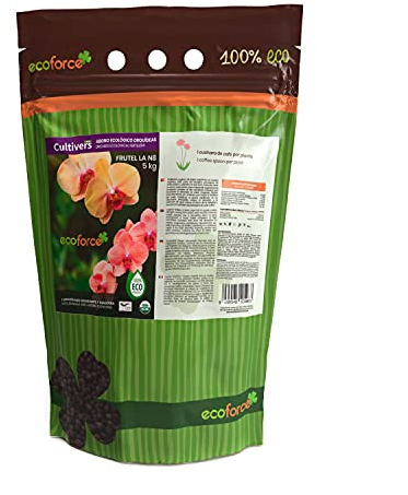 CULTIVERS Abono Orquídeas Ecológico 5 kg. Fertilizante de Origen 100% Orgánico y Vegano Granulado. Potencia el Crecimiento y estimula la Floración