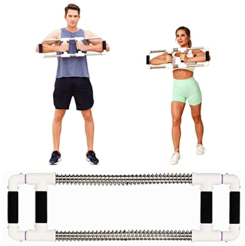 GoFitness Push Down Bar Brusttrainer Fitnessgerät für Zuhause - Krafttraining Sportgerät für Brustmuskeln, Arme, Schultern, Bauch, Rücken - Home Gym Equipment Brust Expander Trainingsgerät für Zuhause