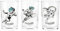 ABYstyle Dragon Ball 3 Glass Set