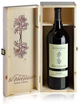 Lo Zoccolaio Langhe Rosso D.O.C. Baccanera Vin Rouge Italien Magnum dans Bois Cas 1 Bouteilla x 150 cl