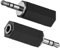 Adattatore stereo da 3,5 mm a mono, confezione da 2 connettori TRS stereo maschio a jack mono femmina da 1/8