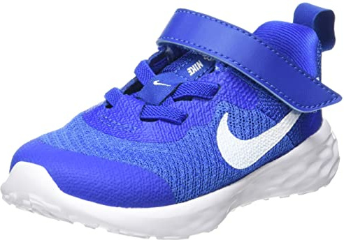 NIKE Nike Revolution 6 Nn (Gs) Gymnastics Shoe Unisex Kids, Game Royal White Black, 6 UK Child
