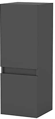Acezanble Midischrank 83 cm hoch Badschrank Wandschrank Hängeschrank Anthrazit