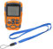 Medidor de Potencia de Fibra óptica, Medidor de Potencia óptica Portátil de 850-1700nm con Rango de Medición de 70-10dbm Y Luz LED, Probador de Cable de Fibra óptica Profesional (naranja)