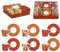 Easy Life Set mit 6 Kaffeetassen, 100 ml, aus Porzellan