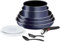 TEFAL L1579102 Ingenio Easy Cook N Clean Batterie de cuisine 10 pieces, anti ashésif, tous feux sauf induction, fabriqué en Fr