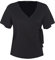 Trendyol Chemisier Cache-cœur en Tricot pour Femme Chemise, Noir, 4XL Grande Taille