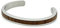 NaturSchatulle Armreif Silber mit Holz Edelstahl Holzschmuck Armband Damen Frauen Armschmuck Nussbaum Geschenk Accessories