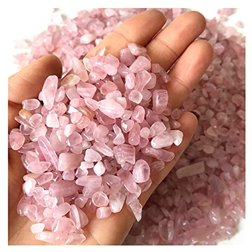 FFIME Pulver Kristall Rosa Stein Rosenquarz Kleiner Kies DIY Haus Dekoration Blumentopf Aquarium Zierfisch Tank FengShui