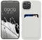 kwmobile Handyhülle kompatibel mit Apple iPhone 14 Hülle - Handy Cover mit Fach für Karten - in Weiß