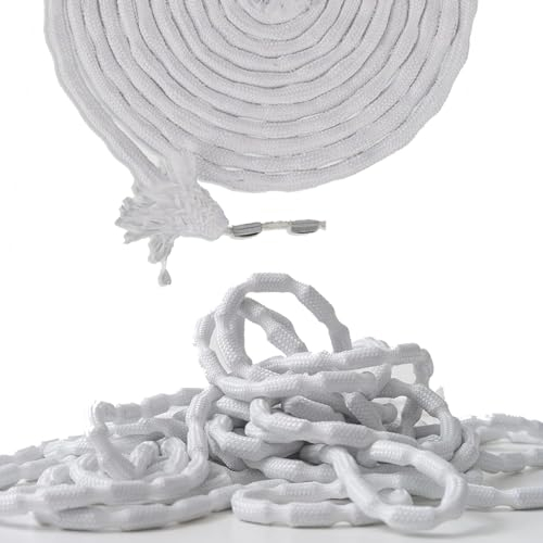 thirei Catena di Piombo Pesante, Nastro di Piombo per Tende, 5 m, Catena di Piombo Pesante, Peso Tenda, Peso Tenda, per Tende, Tende, Tessuti, zanzariera (50 g-5 m)