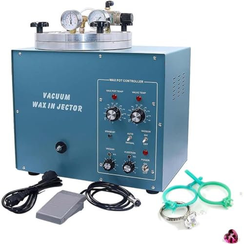 DPDZSW Vakuum-Wachs-Injektionsmaschine, 510W Schmuck-Wachs-Injektor-Gießmaschine, Wachsschmelzform-Herstellungsmaschine Für Werkzeug Zur Herstellung Von Schmuckgeräten