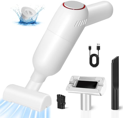 HyAdierTech Aspirapolvere Portatile, Aspirabriciole Senza Fili Per Auto, Multifunzionale Aspirapolvere Portatile a Ricaricabile con 9000PA, Potente Aspirazione con Filtri per Auto/Ufficio/Casa