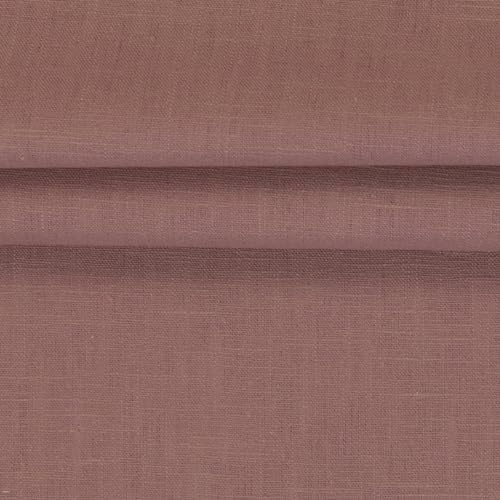 100% Leinen VENEDIG 0,5m 235g/m² Leinenstoff Sommerleinen Meterware Mittelalterstoff (Altrosa)