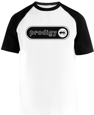 The Prodigy Weißes Kurzarm-T-Shirt Unisex-Baseball-T-Shirt