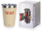 FISURA – Originaler Thermobecher. Thermobecher für Kaffee zum Mitnehmen. Kaffeetasse 310 ml. Thermotasse aus Edelstahl. BPA-frei. Autotasse. (Hot, beiger Farbverlauf)