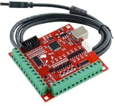 HUAYONGSS RNR Breakout Board USB 100 kHz 4 Schnittstellentreiber Motion Controller Karte Eine Slave-Achse for CNC-Graveurfräsen