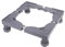 OSALADI 1pièce Support Réglable Pour Machines à Laver Et Petits Électroménagers Base Antidérapante Et Mobile Pour Réfrigérateurs Et Sèche-linge Couleur Grise
