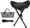 Itkcozcg Zusammenklappbarer tragbarer Hocker, Reise-Stativ, Angeln, Camping-Hocker für Outdoor, Camping, Wandern, Jagd, 3 Beine