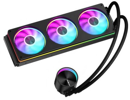 Zeizafa Robust 360mm CPU Liquid Cooling Structure Including Adjustable Motor and Metal Construction Control Liquid CPU Refrigerator