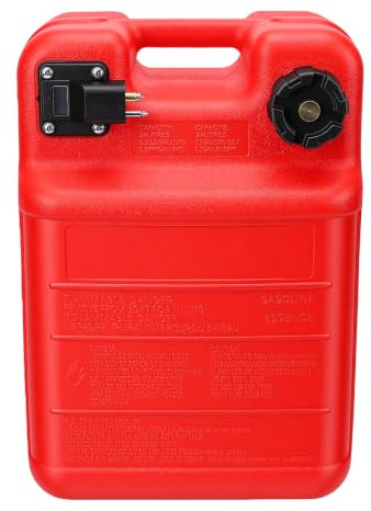 Yctze Portable Boat Fuel Gas Tank Marine Outboard Fuel Tank Outboard Gas 24L 6 Gallon Anti Saltwater Proof with 3 Meter Hose for Motor Inflatable Boats Mo