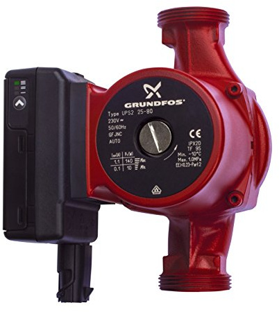 Grundfos 115224 98707848 UPS2 25-80 Light Commercial Pump, Red/Black