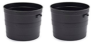 KetoPlastics 2 x 35cm Blacksmith Barrel Pot