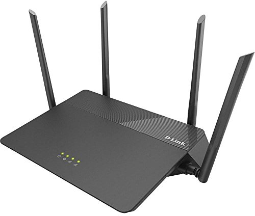 D-Link DIR-878 Router Wi-Fi AC1900 Dual band, 5 Porte Gigabit, AC SmartBeam, Tecnologia MIMO, Rete Ospiti, Parental Control, Configurazione Semplice, WPS/Reset