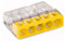 WAGO 2273 COMPACT-Verbindungsdosenklemme wahlweise 2/3/4/5/8-Leiter-Klemme (2273-205, 50)