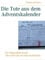 Die Tote aus dem Adventskalender: Ein Wipperfürth-Krimi - Der erste Fall von Sam Tschibulski (Wipperfürth Krimis 1)